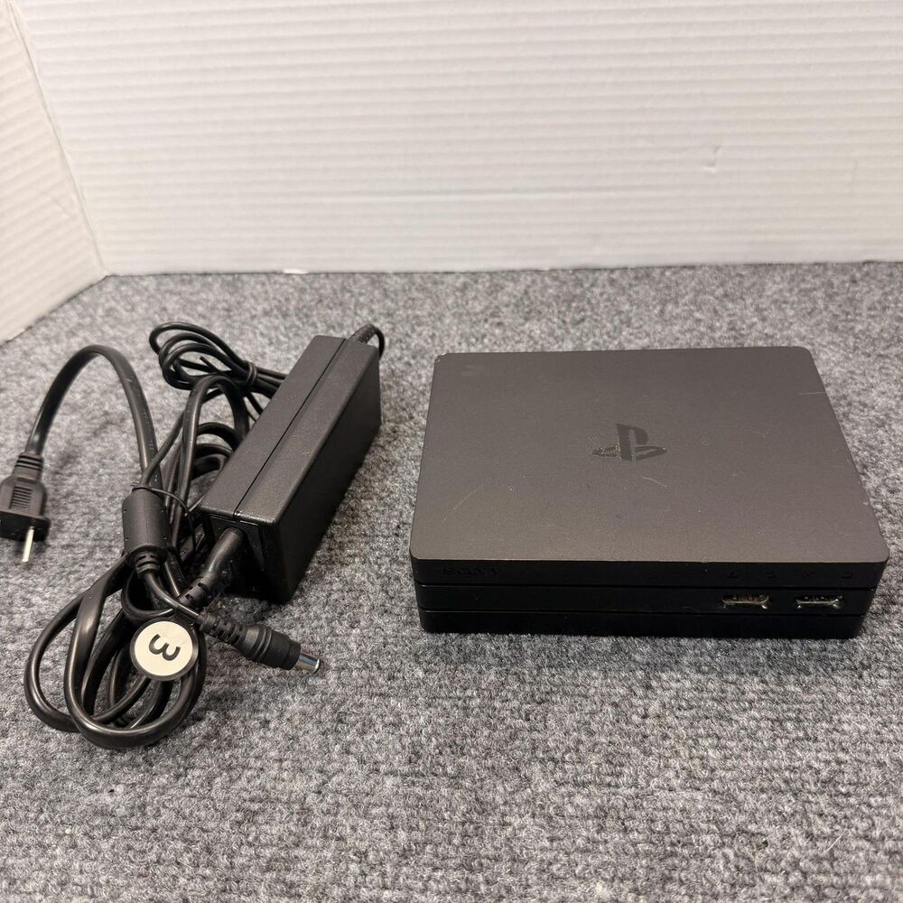 Sony PlayStation VR Processor Unit CUH-ZVR2 Black PS4 Power Cord Adapter Tested